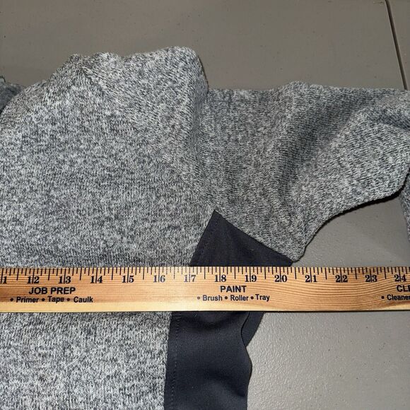 Naturals Reflections Sweater Woman’s Size M Fleece Lined Hooded Full Zip Grey - Picture 12 of 13